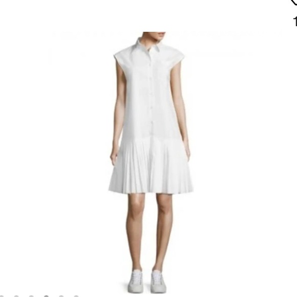 Public School Dresses & Skirts - Public School White Pleated Mini Dress in Mint Condition!